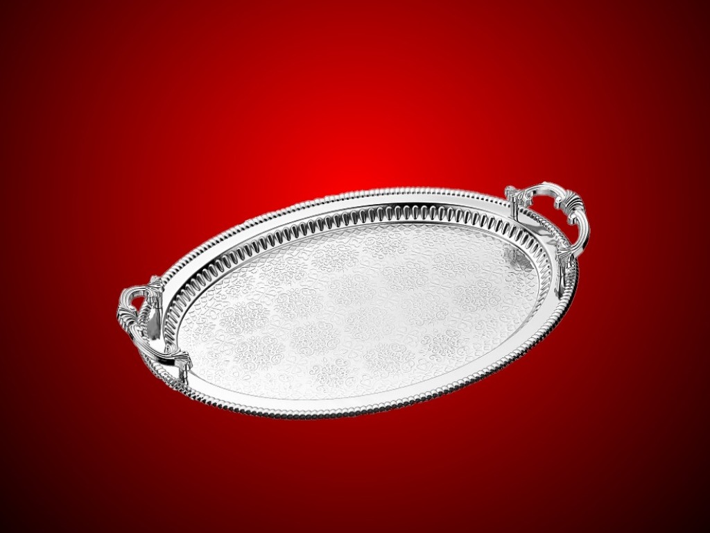 2017/2 Middle Oval Tray Selimiye Designe